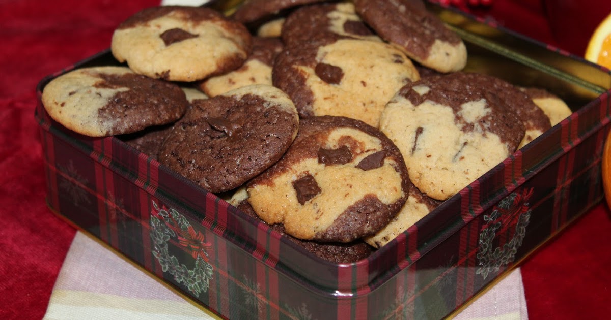 Galletas con chispas de chocolate y mantequilla de maní