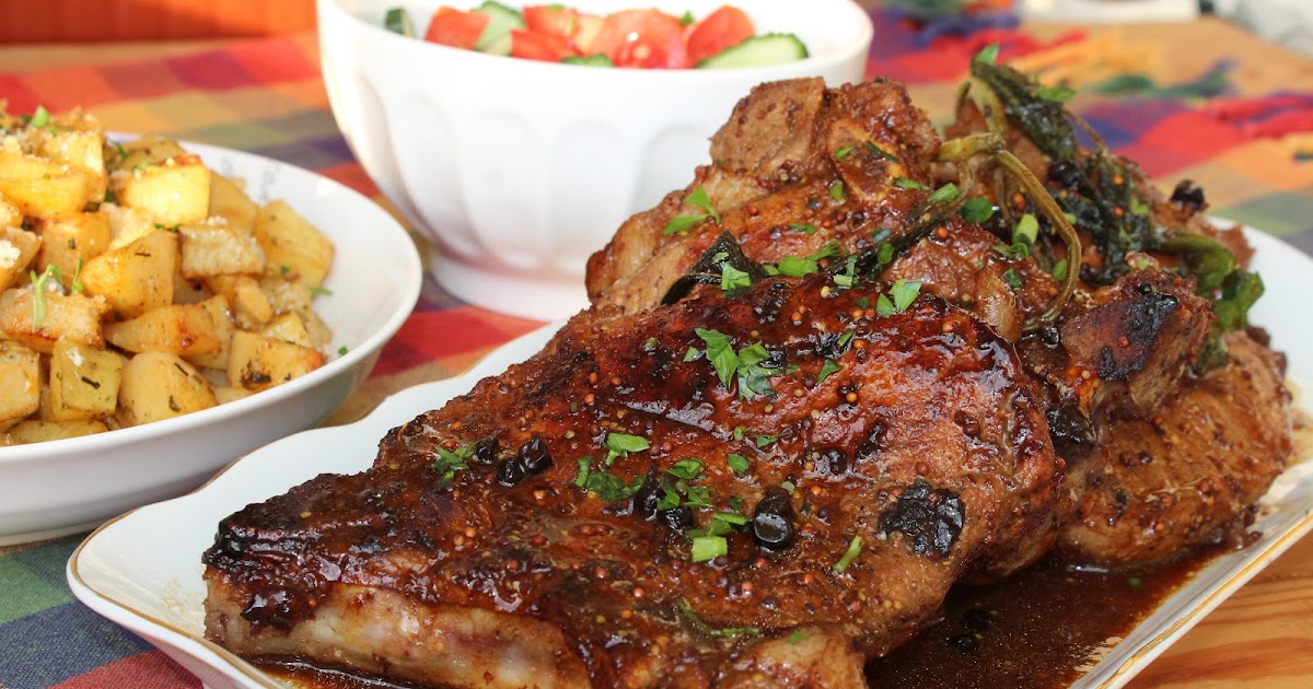 Chuletas De Cerdo Balsámicas