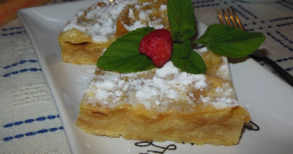 Pastel de leche con sémola