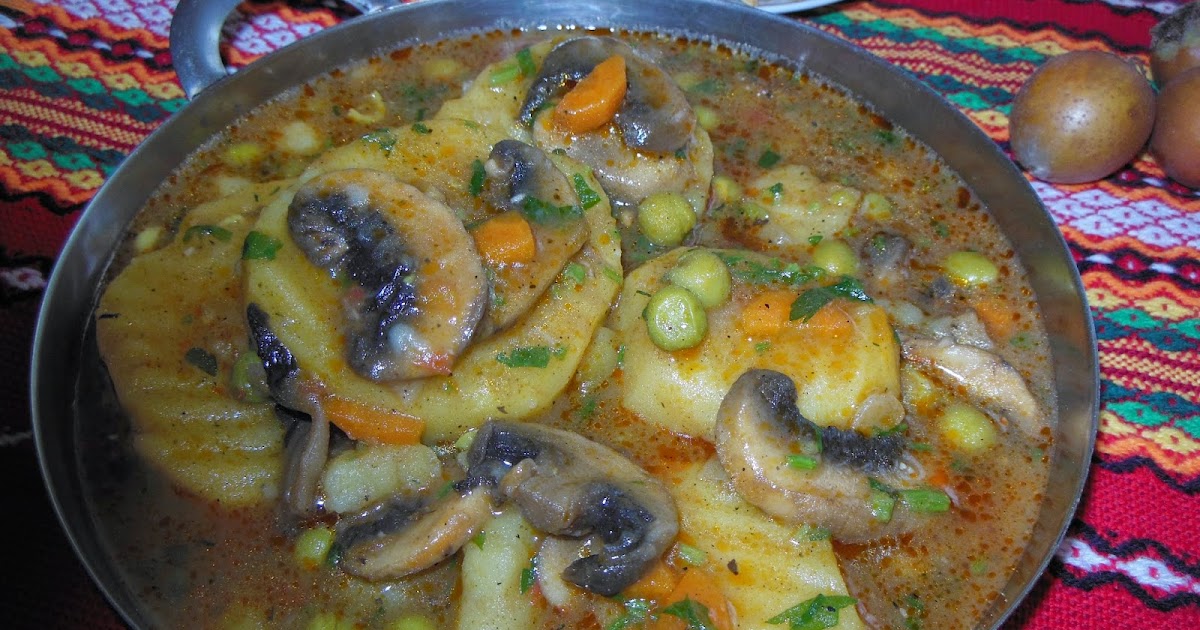 Guiso de patatas al vino